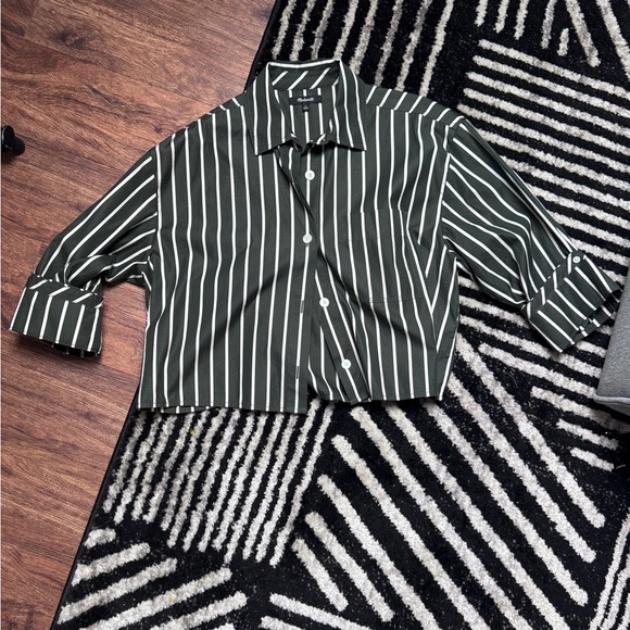 Madewell Striped Button Down - Picture 3 of 4
